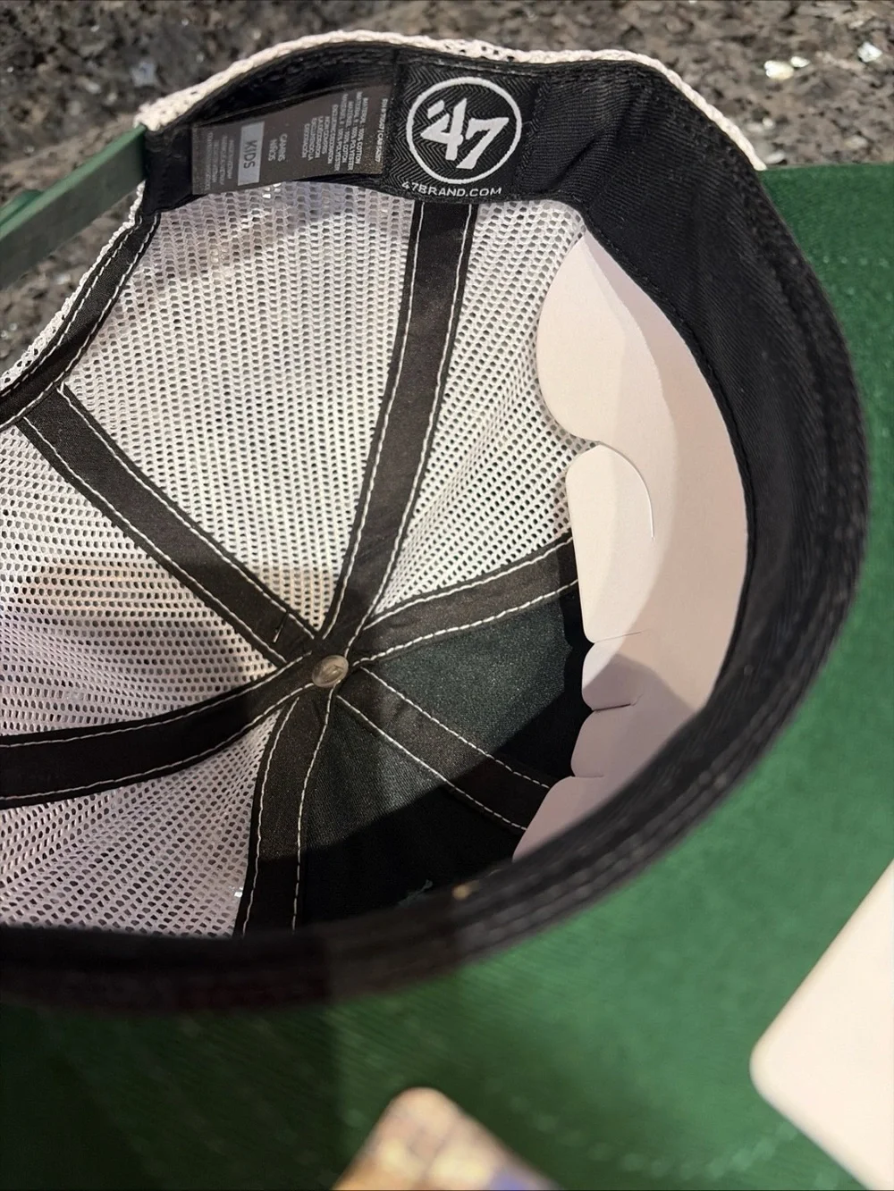 New York Jets Hat '47 Brand Green Chorded Vented Golf Cap NFL NWT Patch kids